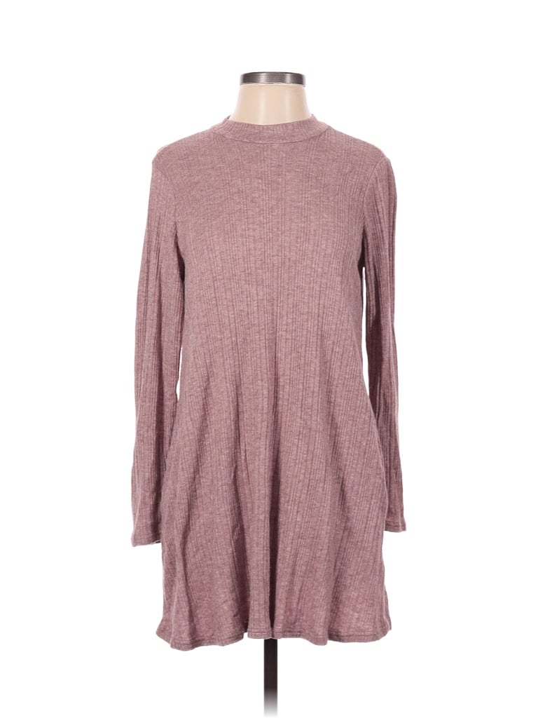 Staccato Marled Burgundy Pink Casual Dress Size S - photo 1