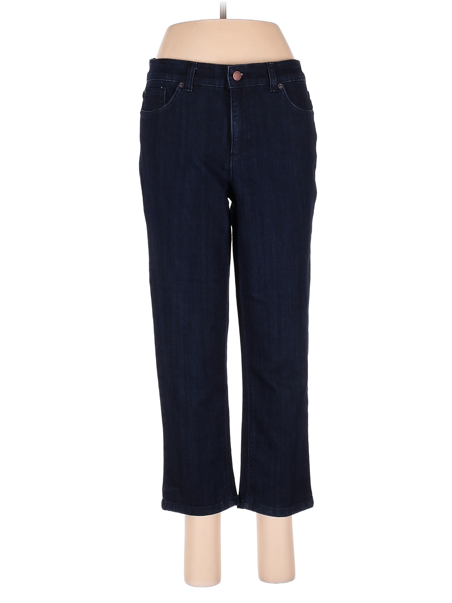 Jones New York Signature Solid Blue Jeans Size 8 - 79% off | thredUP