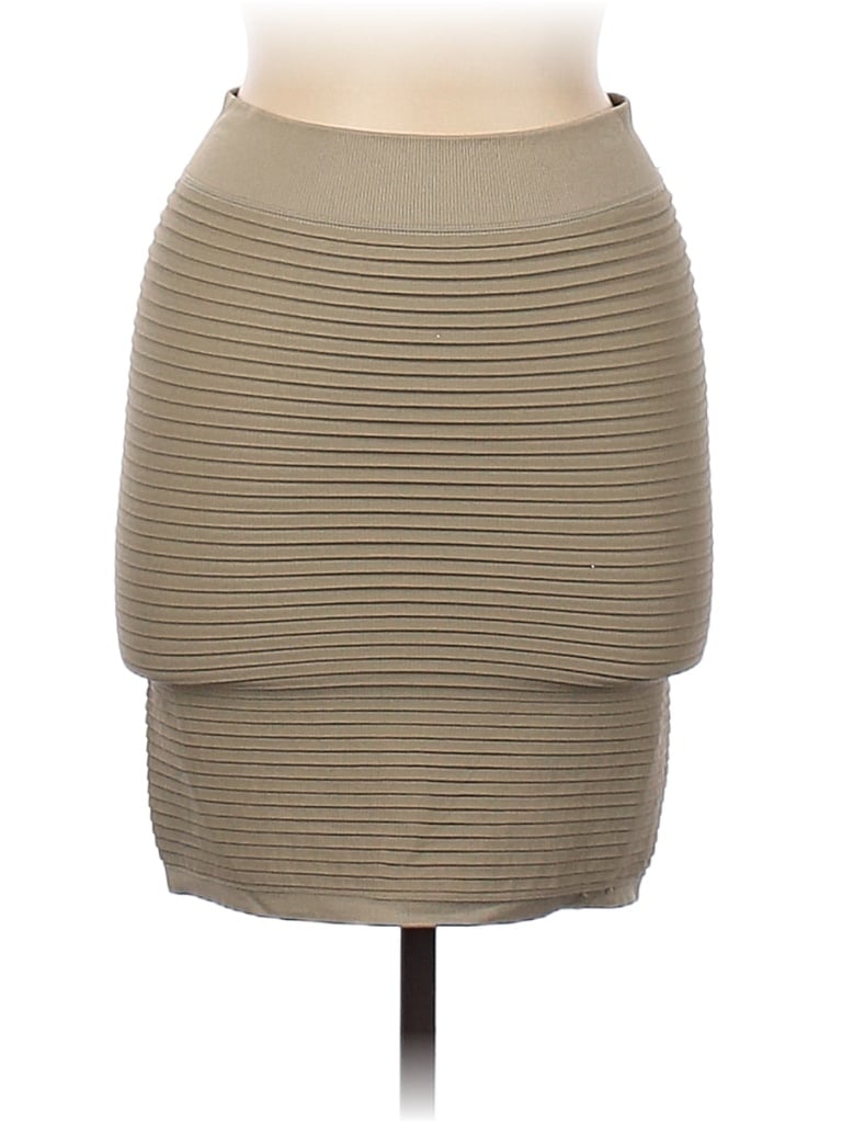 Pre-owned Aura Active Skirt In Brown