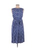 Glamour Floral Motif Blue Casual Dress Size 8 - photo 2