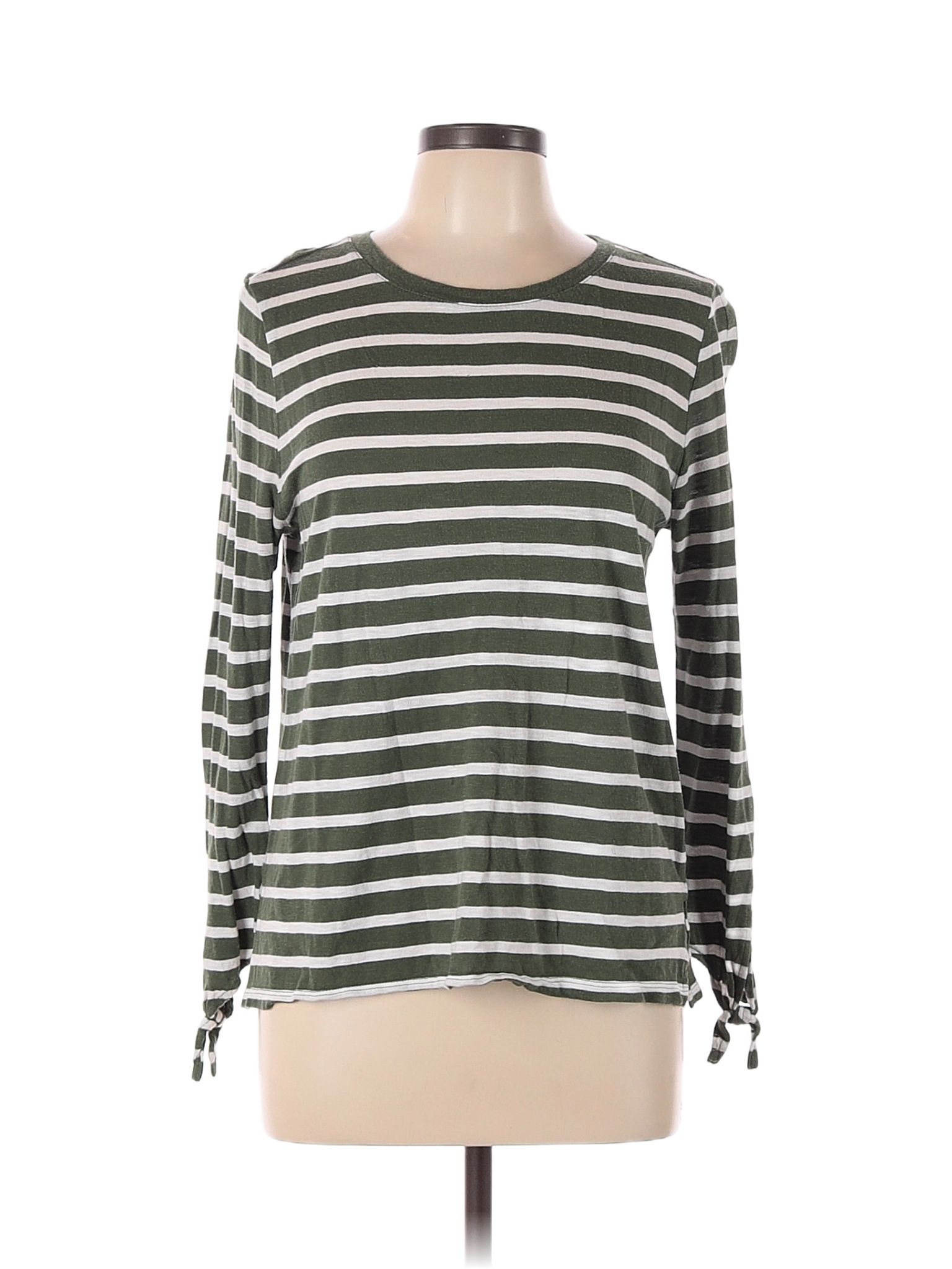Gap Outlet Stripes Colored Green Long Sleeve TShirt Size L 52 off