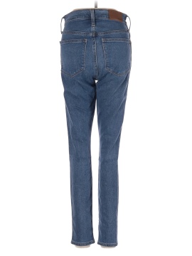 Madewell Petite 10" High-Rise Skinny Jeans in Dewitt Wash: Button-Front TENCEL&trade; Denim Edition (view 2)