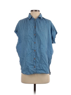 Madewell Central Shirt in Bright Indigo (view 1)