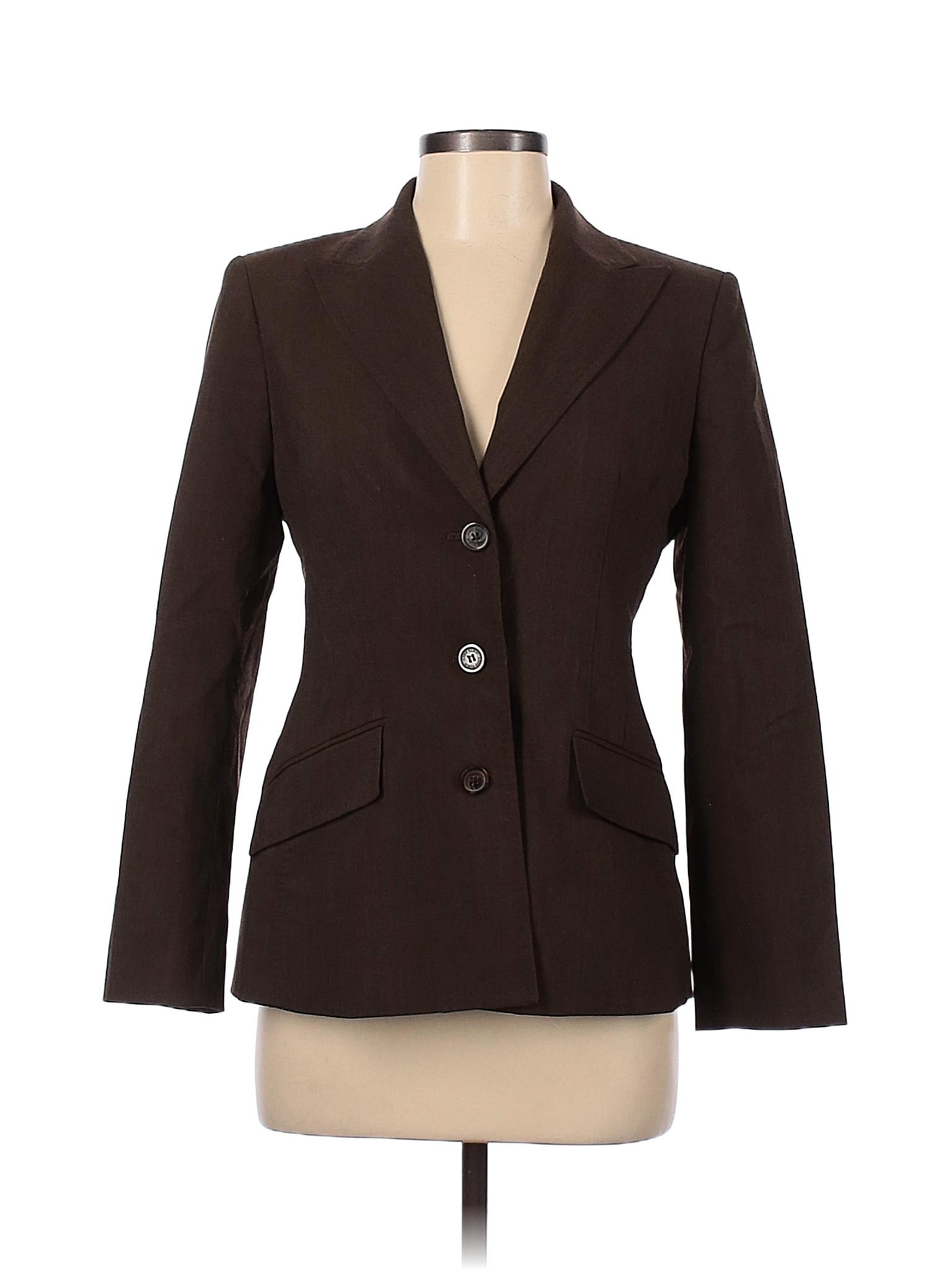 Anne Klein Colored Brown Blazer Size 6 (Petite) - 86% off | thredUP