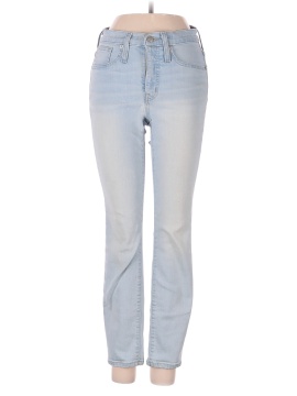 Madewell 9" Mid-Rise Skinny Crop Jeans in Coolmax&reg; Denim Edition (view 1)
