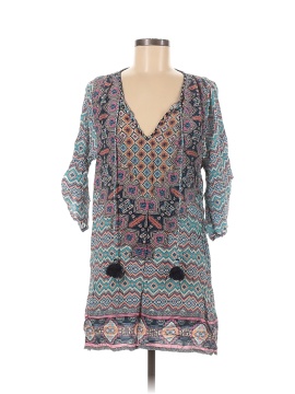 Tolani Long Sleeve Silk Top (view 1)