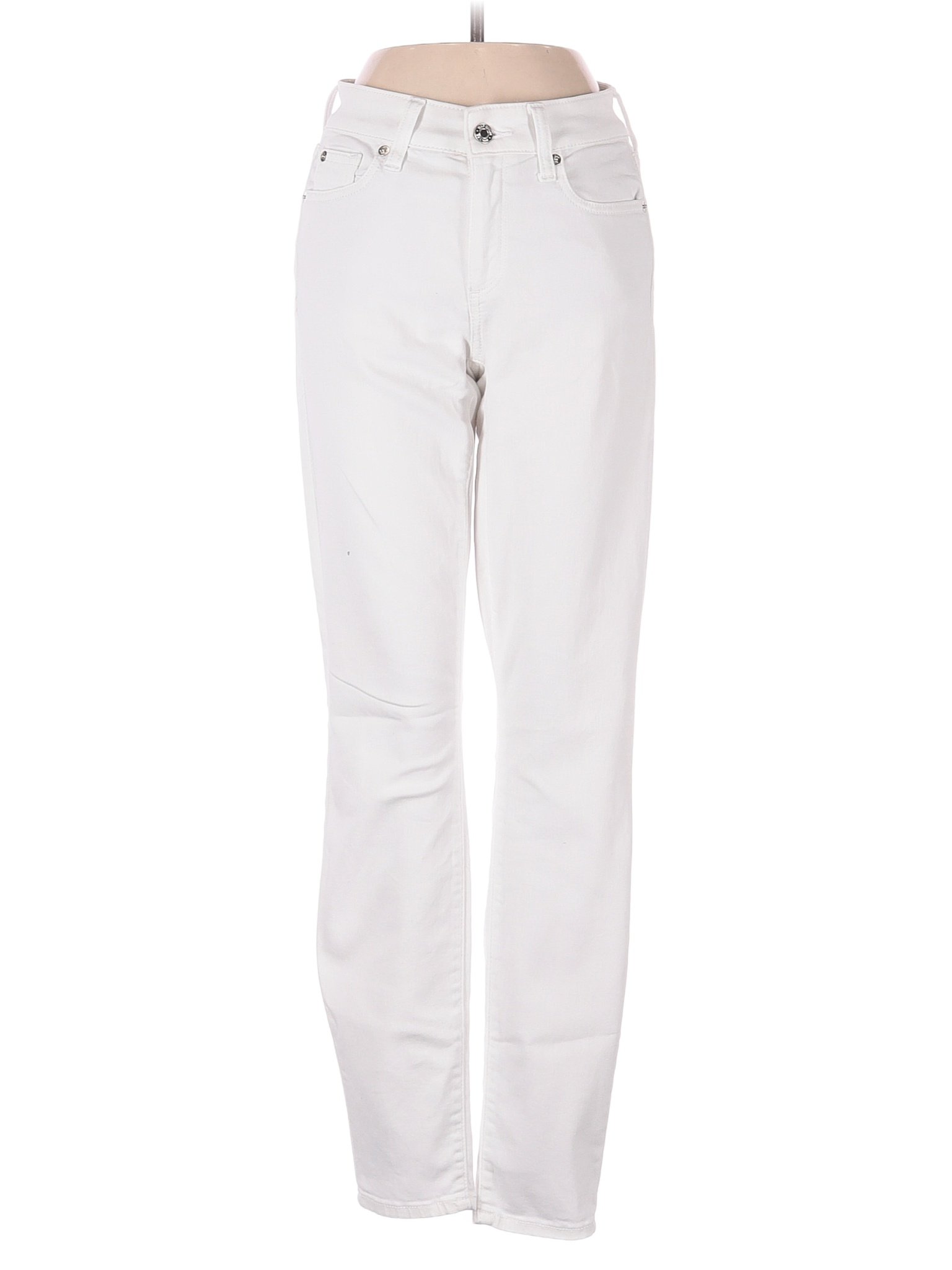 Gap Solid White Jeans 25 Waist - 84% off | thredUP
