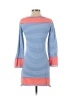Sail to Sable Color Block Stripes Multi Color Blue Casual Dress Size XS - photo 2