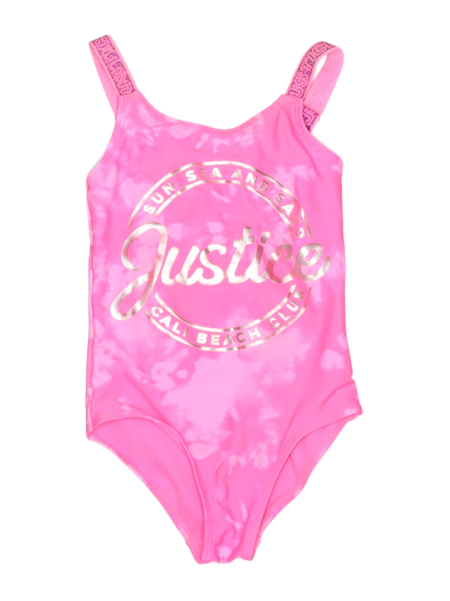 Justice Tie Dye Colored Pink One Piece Swimsuit Size 6 48 Off Thredup 2913