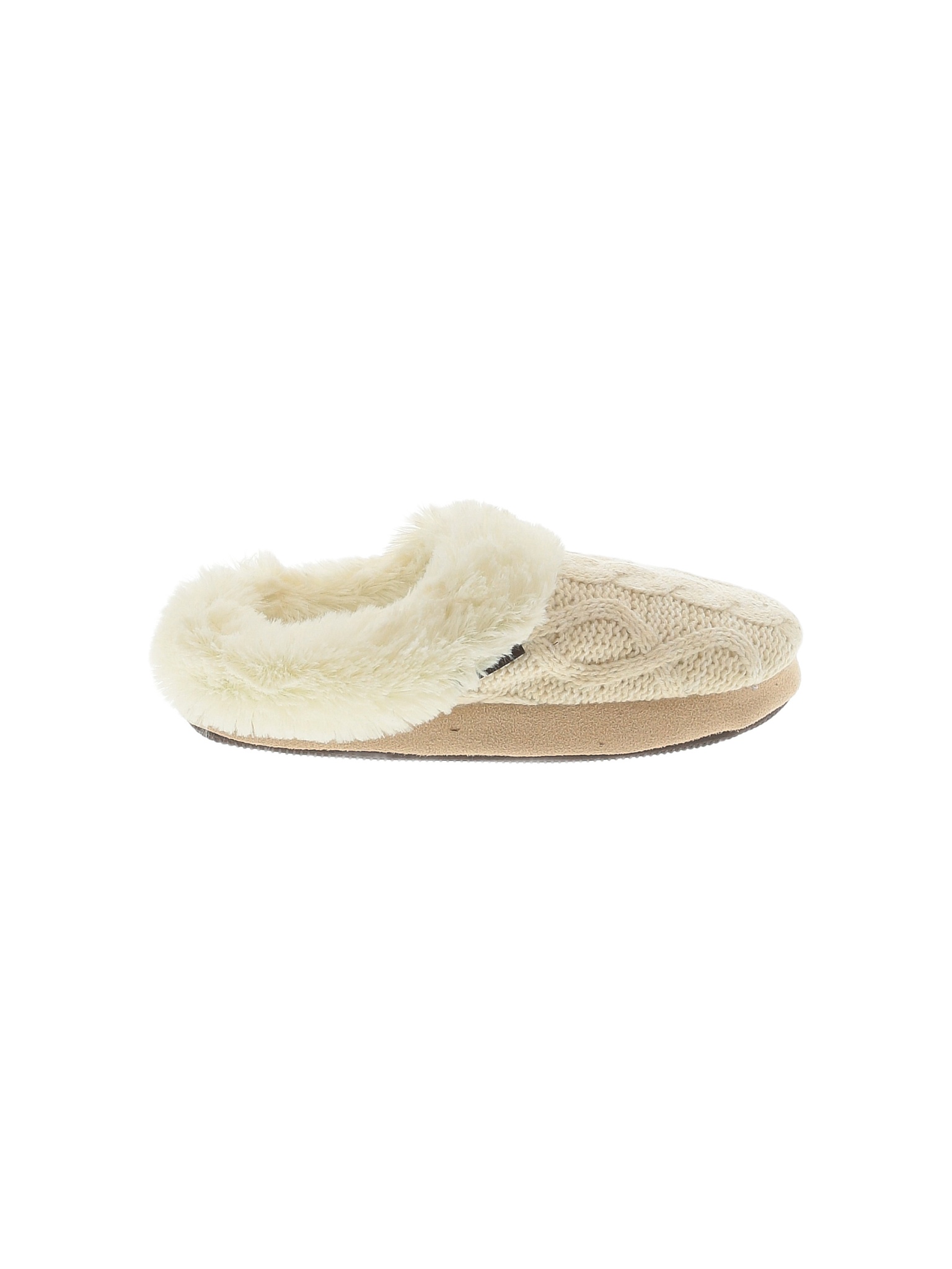 Muk Luks Solid Colored Ivory Mule/Clog Size 5 - 6 - 52% off | thredUP