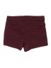 Delia's Solid Burgundy Denim Shorts Size 10 - photo 2