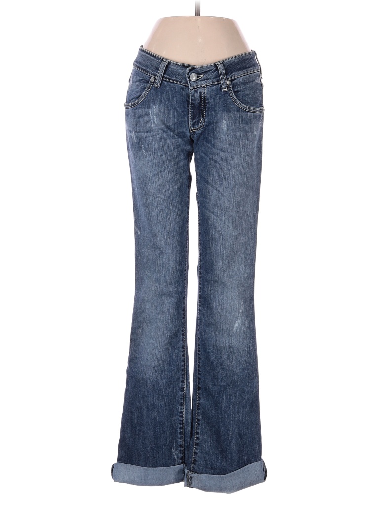 MET Solid Blue Jeans 27 Waist - 86% off | thredUP