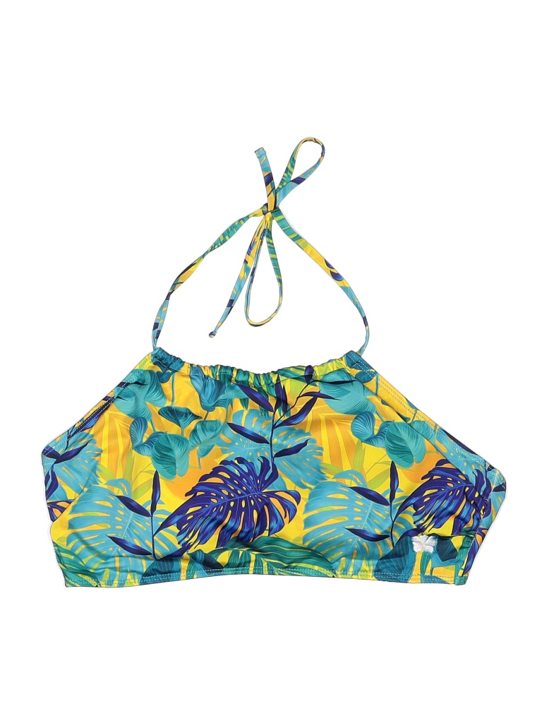 Yellow Baroque Print Scarf Swimsuit