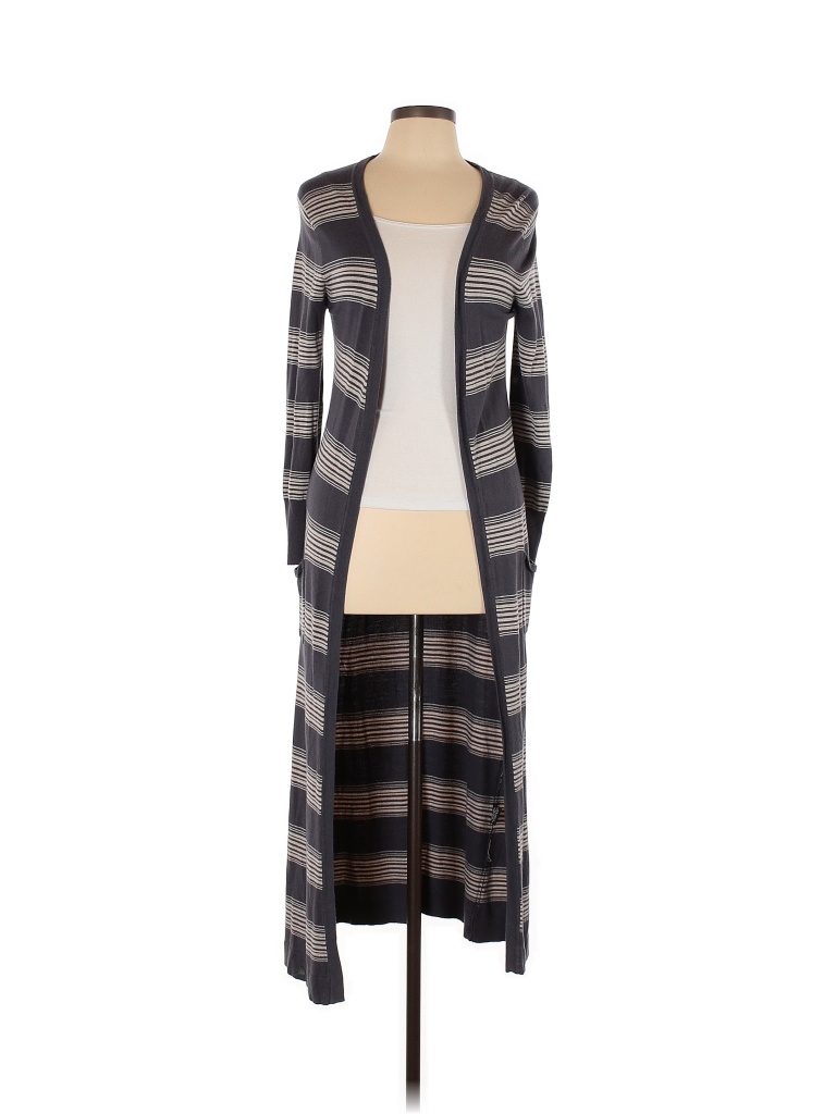 Black Colour - Bctherese Striped Cardigan 1248 - Multi Grey