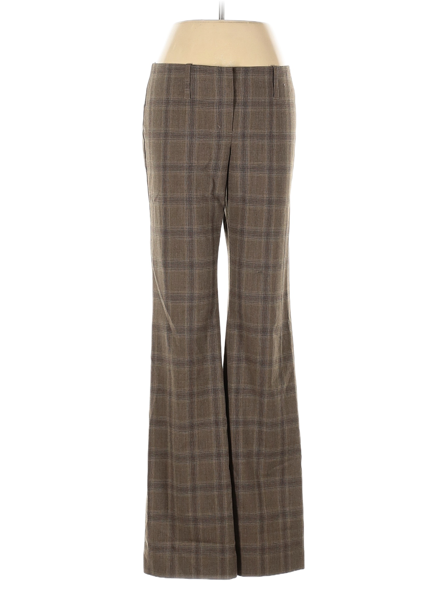 Express Design Studio Plaid Colored Brown Dress Pants Size 2 75 off thredUP