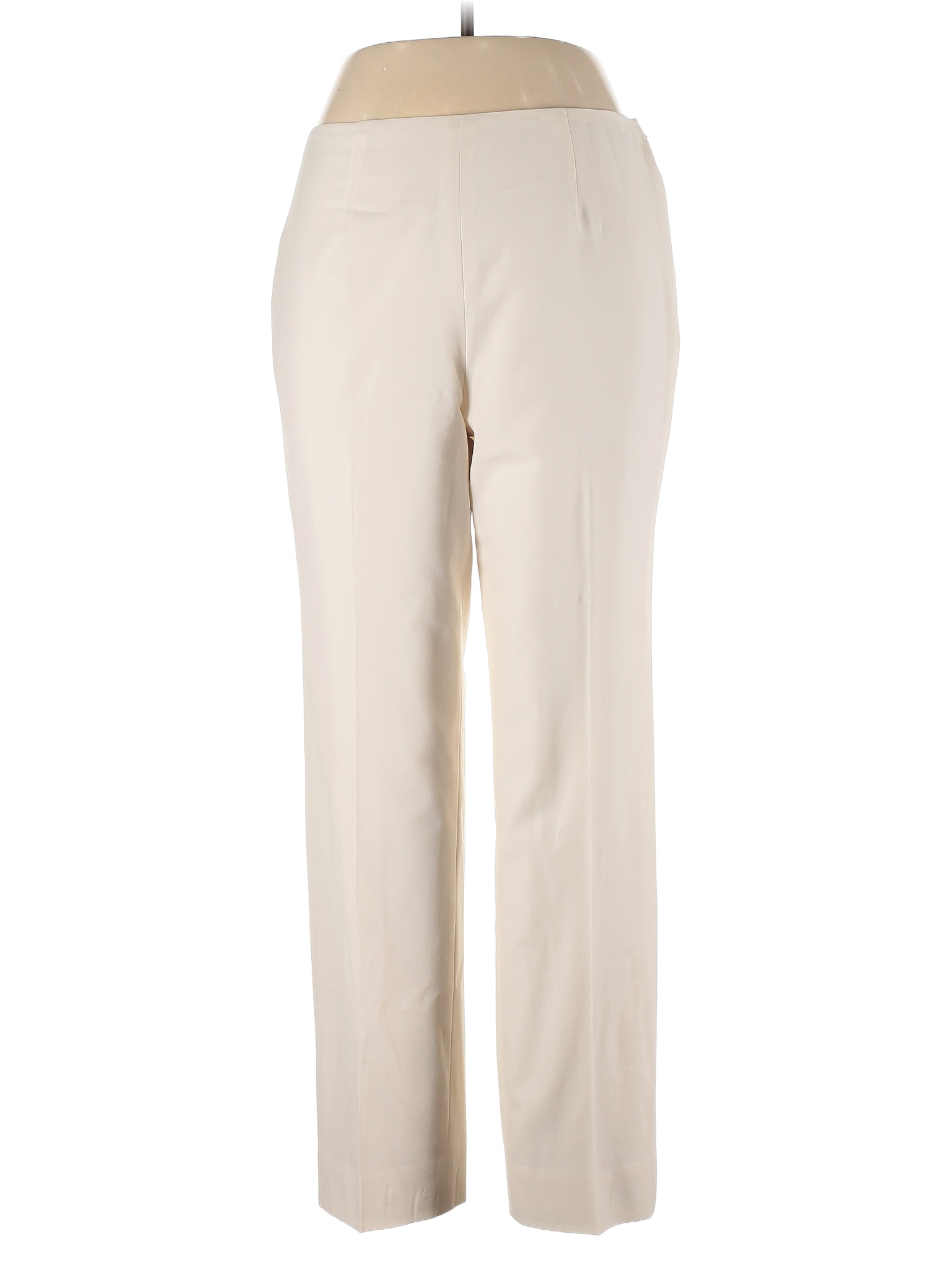 Worth New York Solid Ivory Wool Pants Size 10 85 off thredUP