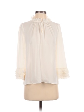 Rebecca Taylor Long Sleeve Silk Top (view 1)