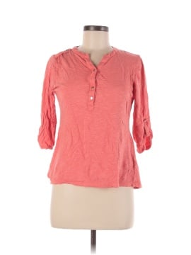 Cathy 3/4 Sleeve Henley (view 1)