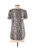 Lovely J Silver Short Sleeve Top Size S - photo 2