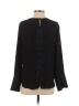 J.Crew 365 100% Polyester Solid Black Long Sleeve Blouse Size S - photo 2