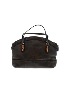 Gucci Vintage Bamboo Crafty Leather Handbag (view 1)