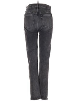Ann Taylor LOFT High Rise Skinny Jeans in Washed Black Wash (view 2)