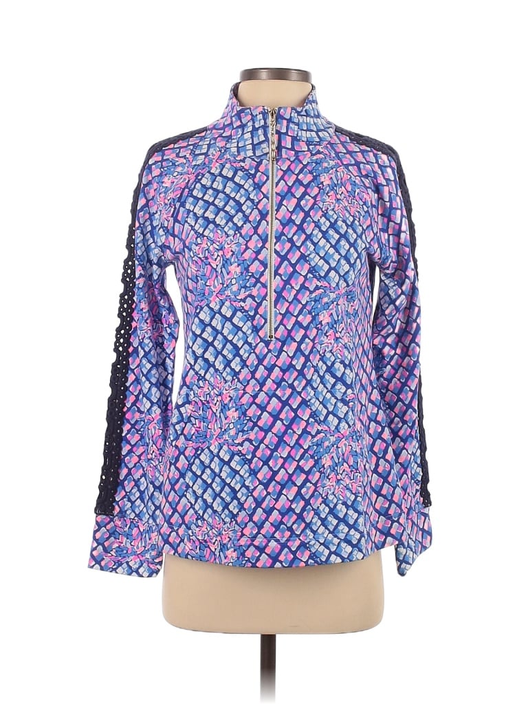 Lilly Pulitzer Blue Track Jacket Size S - 70% off | thredUP