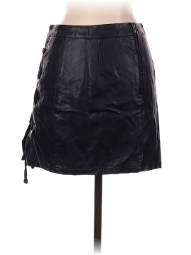Selfie Leslie Faux Leather Skirt (view 2)