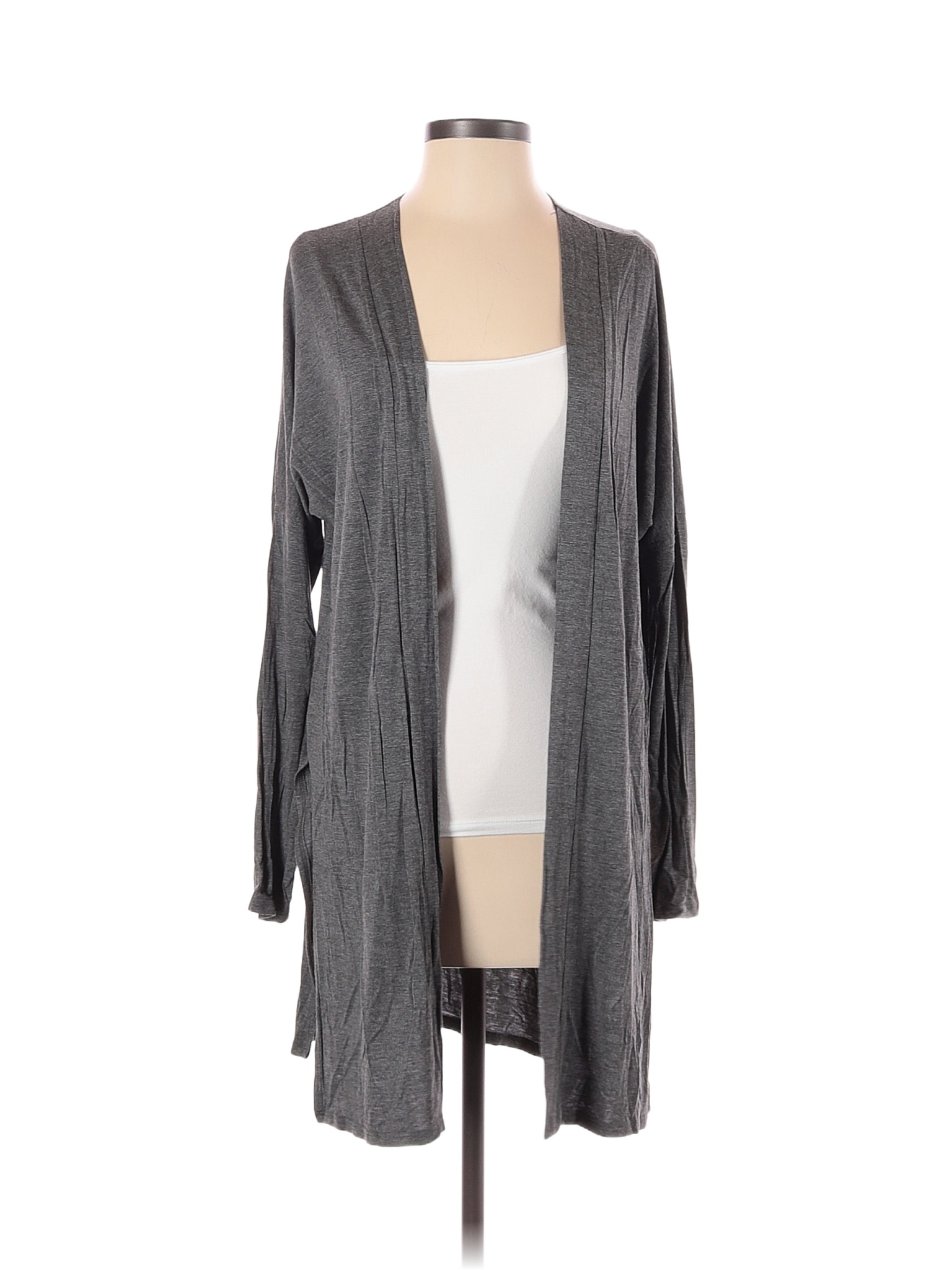 Carly Jean Color Block Gray Cardigan Size S - 73% off | thredUP