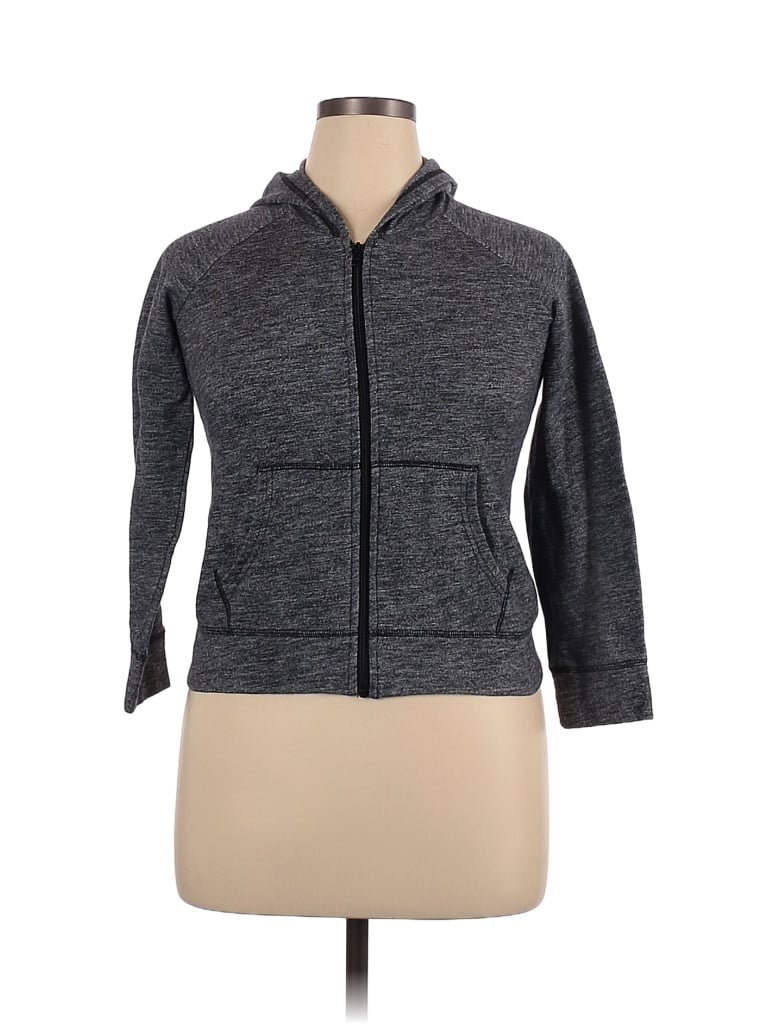 Old Navy Gray Zip Up Hoodie Size XL - 60% off | thredUP