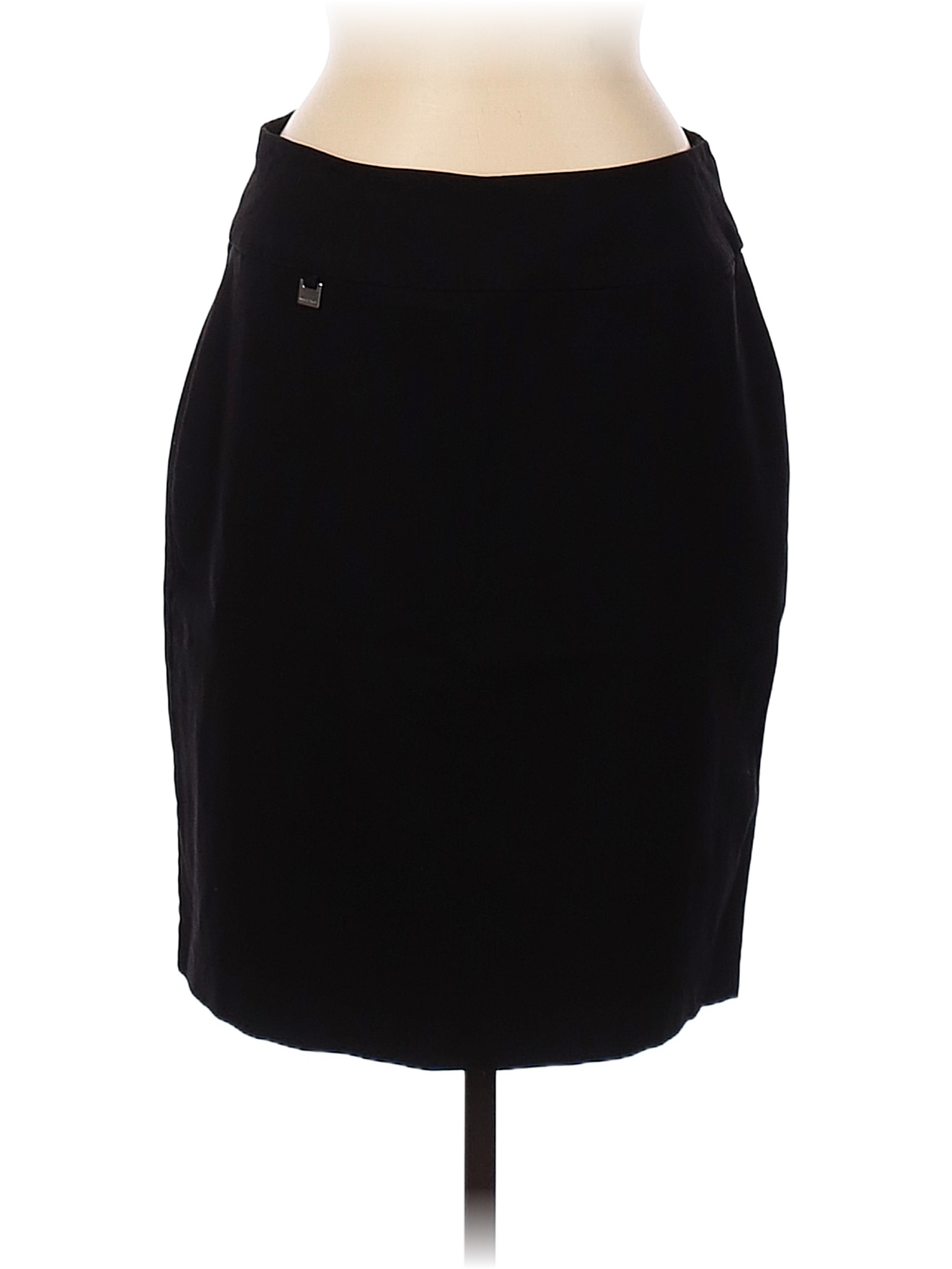 Peck & Peck Solid Black Casual Skirt Size 8 - 82% off | thredUP