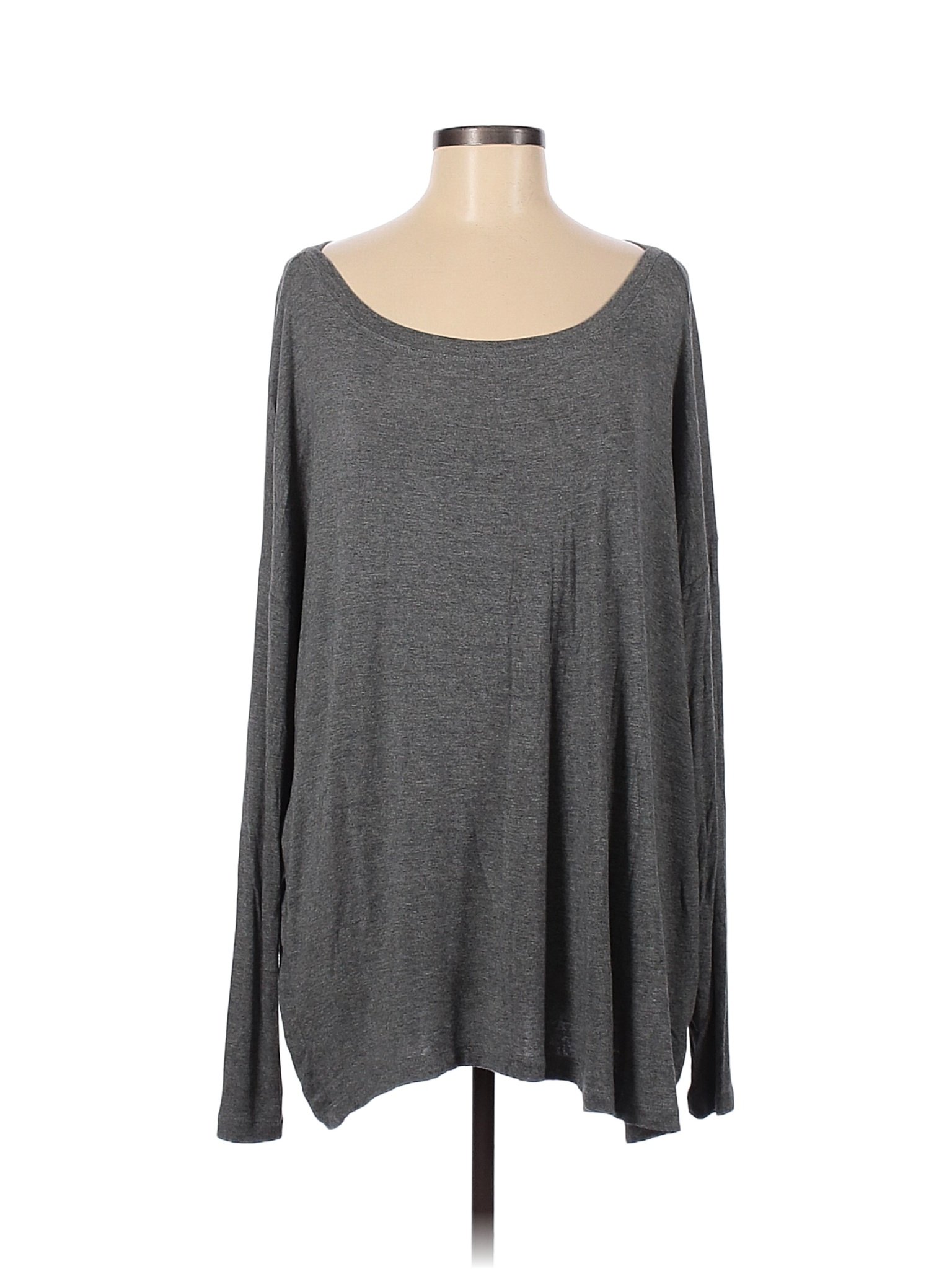 CAbi Marled Gray Long Sleeve T-Shirt Size M - 74% off | thredUP