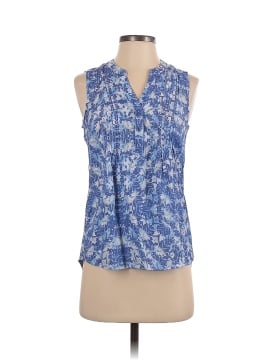 NY Collection Sleeveless Button-Down Shirt (view 1)