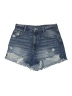Sincerely Jules 100% Cotton Ombre Blue Denim Shorts Size 5 - photo 1