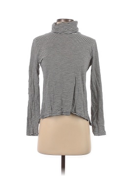 Madewell Whisper Cotton Turtleneck in Eastleigh Stripe (view 1)