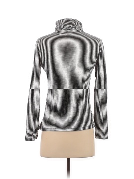 Madewell Whisper Cotton Turtleneck in Eastleigh Stripe (view 2)