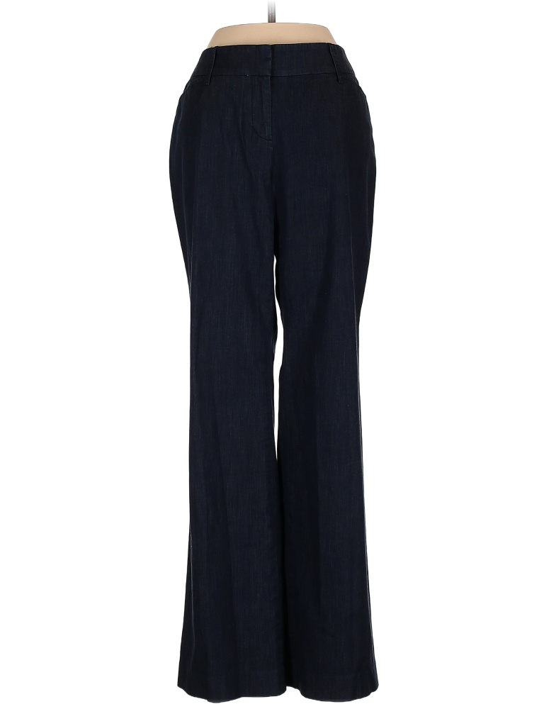 Ann Taylor LOFT Solid Blue Jeans Size 4 78 off thredUP