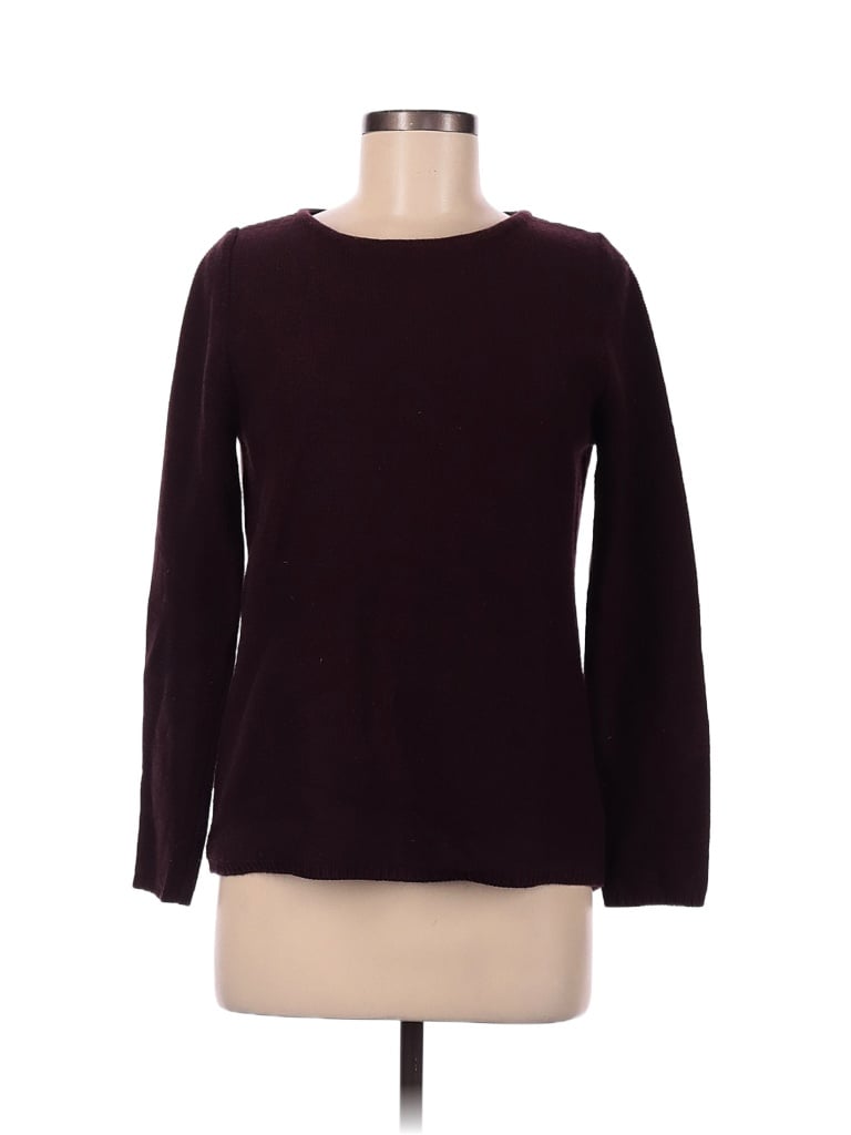 Pre-owned Market & Spruce Pullover Sweater In Burgundy