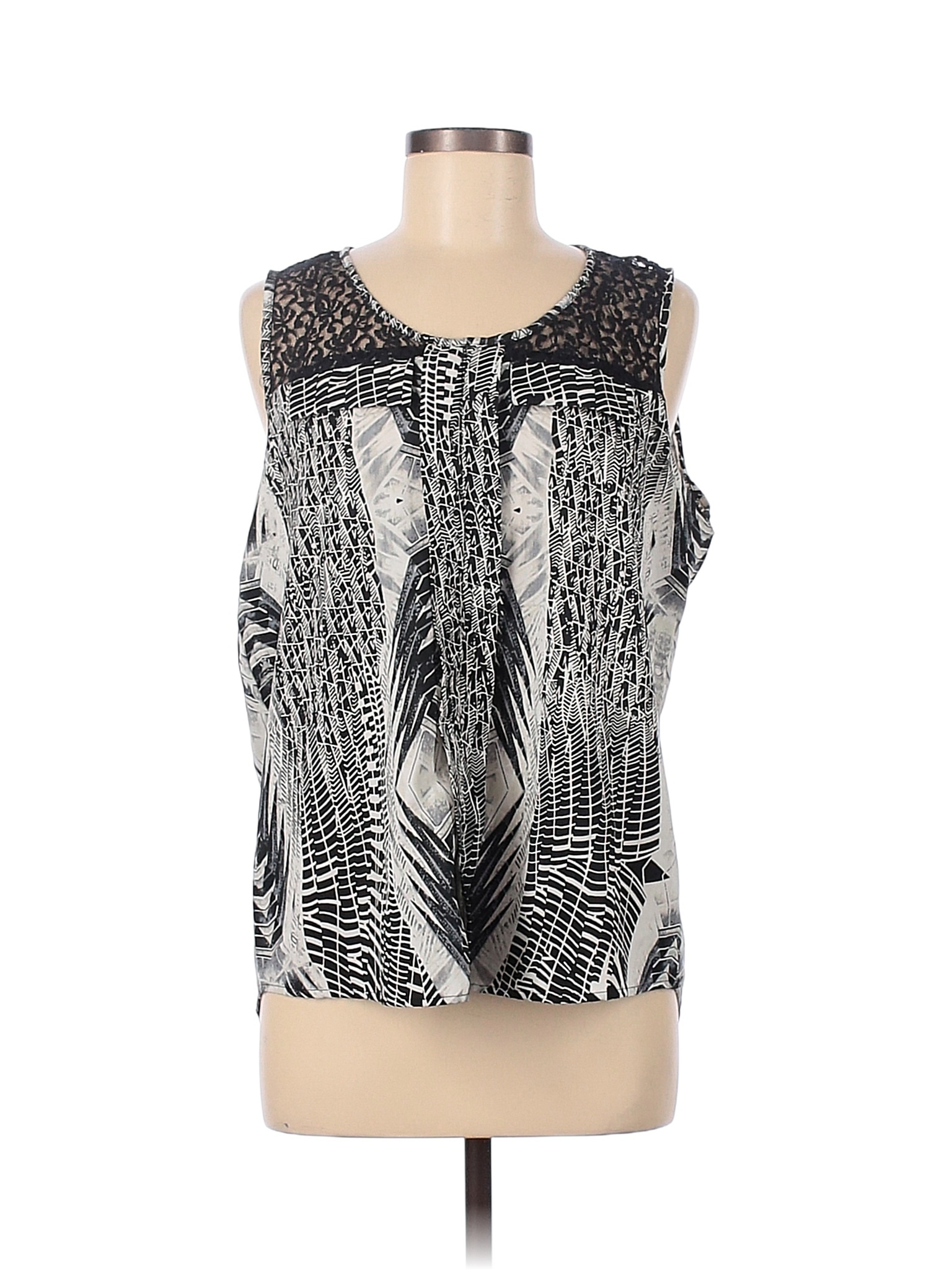 Essential Blouse in Navy Multi Chevron main image 0