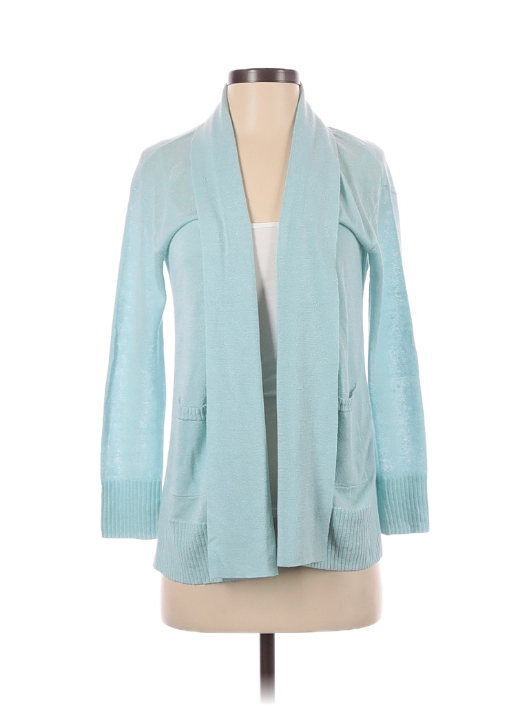 Talbots Color Block Solid Colored Teal Cardigan Size S - 82% off | thredUP