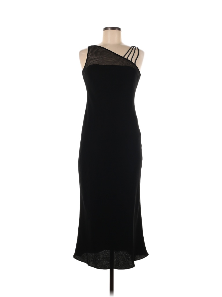 Jones Wear 100% Nylon Solid Black Cocktail Dress Size 6 - 64% off | thredUP