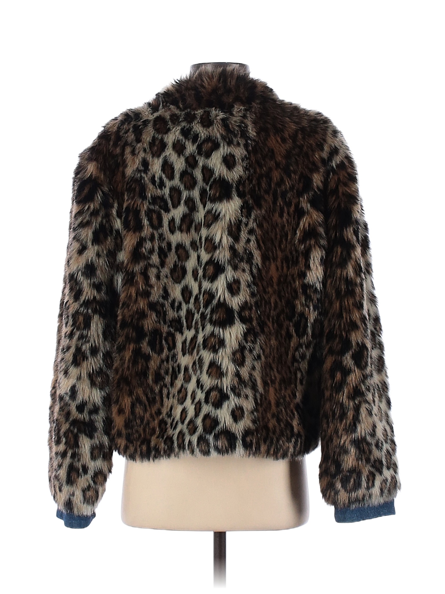 Harvey Faircloth Animal Print Leopard Print Ivory Faux Leopard