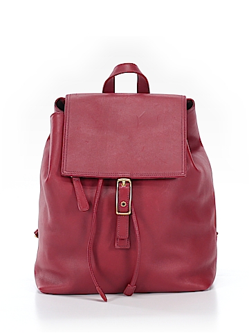 Coach Leather Backpack - front