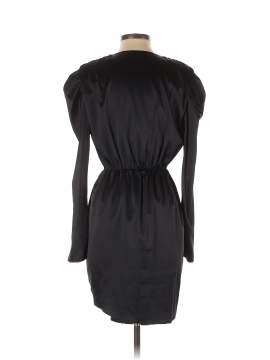 Kendall & Kylie Black Puff Sleeve V-Neck Dress (view 2)