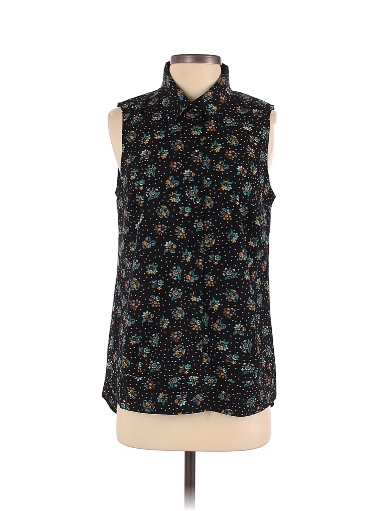 CAbi 100% Polyester Black Sleeveless Blouse Size S - 50% off | thredUP