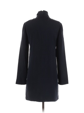 Tibi Navy Tie Neck Shift Dress (view 2)