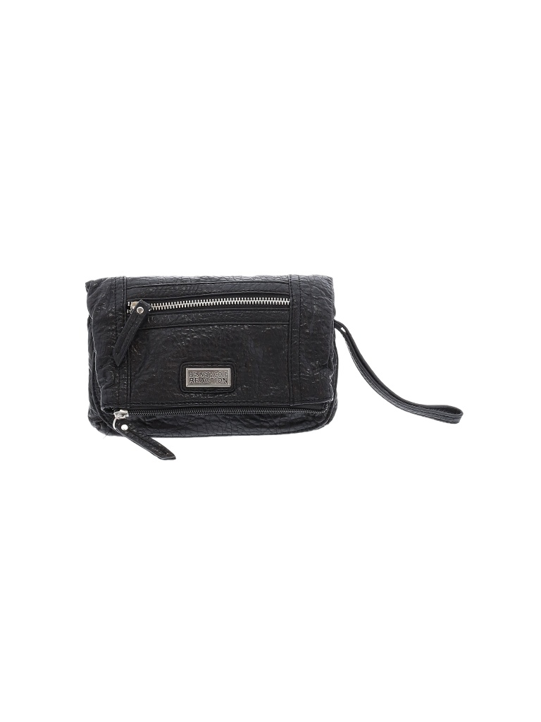 Kenneth Cole REACTION Solid Black Clutch One Size - photo 1