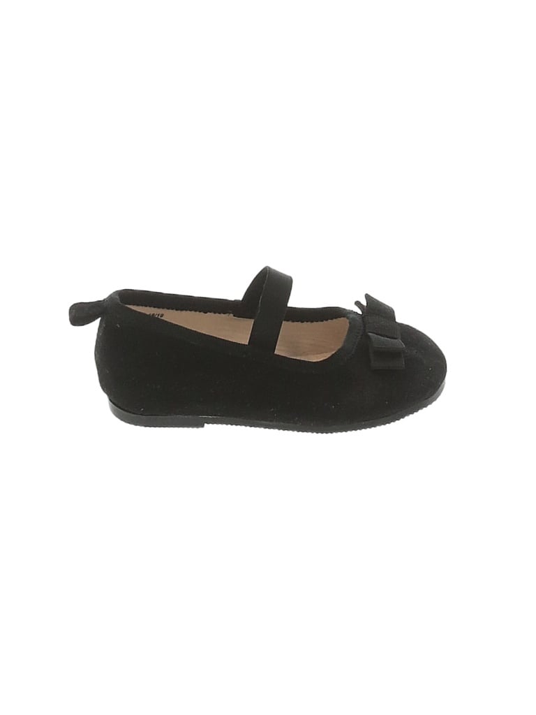 Pre-owned H&m Kids' Flats In Black