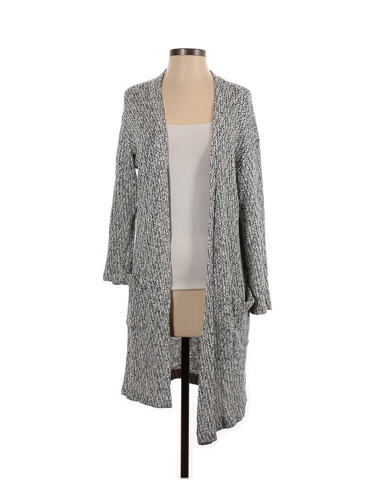 Carly Jean Color Block Marled Gray Cardigan Size S - 74% off | thredUP