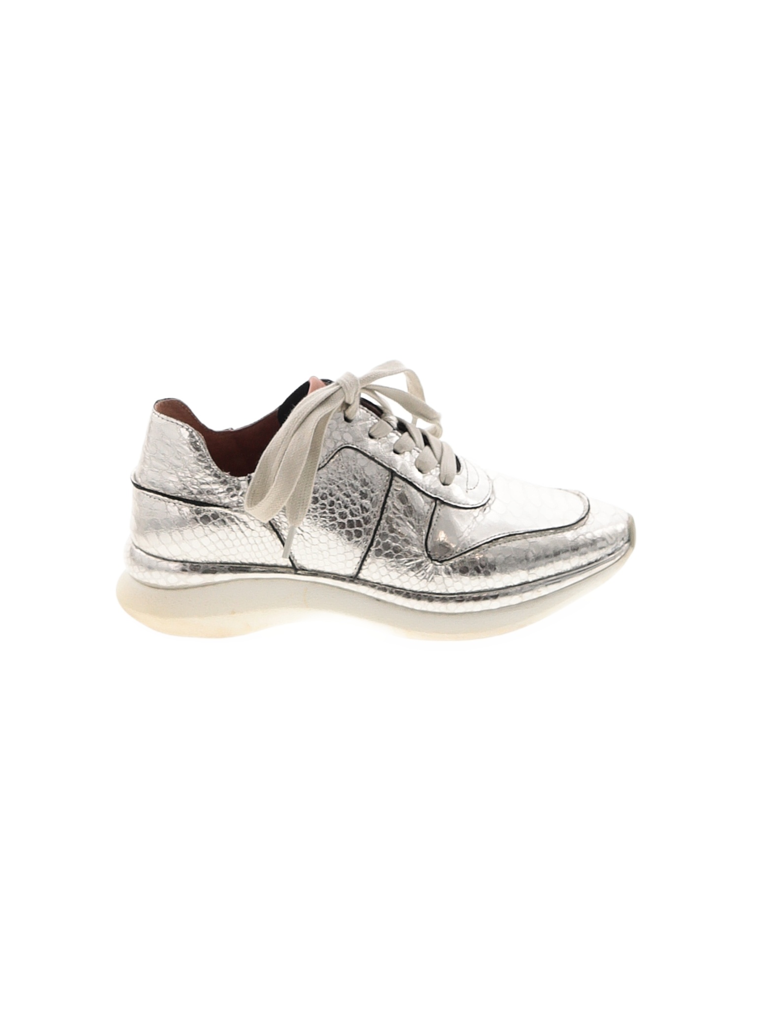 Gentle Souls Metallic Silver Sneakers Size 8 - 70% off | thredUP